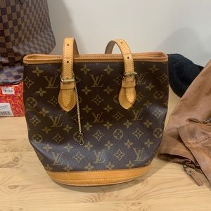 Louis Vuitton Petite Bucket Bag Monogram Canvas